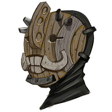 Máscara troll para Hellboy 2: The Golden Army (1)